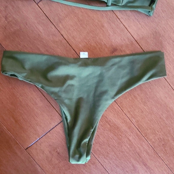 5/25 army green bikini cheeky bottoms - Picture 3 of 3